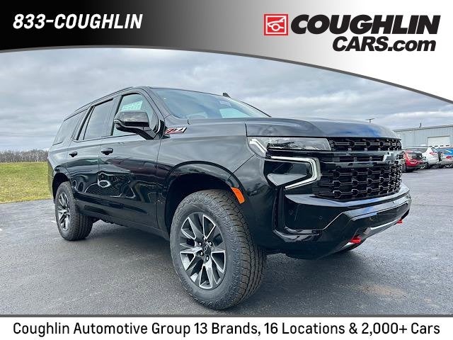 A black 2024 Chevrolet Tahoe available at Coughlin GM of Newark.