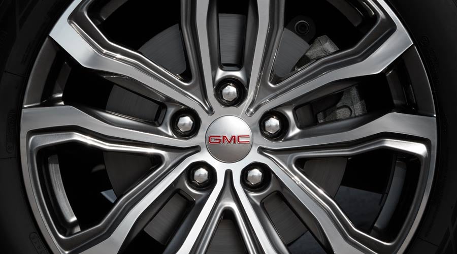 GMC tires with logo.