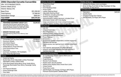 2006 Chevrolet Corvette Base