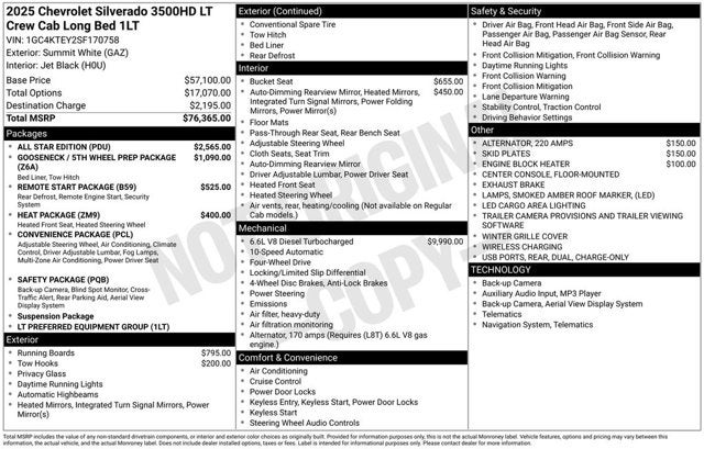 2025 Chevrolet Silverado 3500HD LT