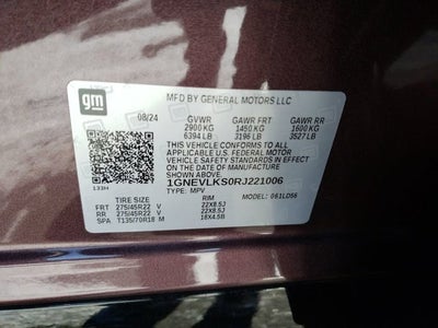 2024 Chevrolet Traverse AWD RS