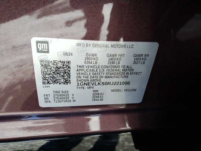 2024 Chevrolet Traverse AWD RS