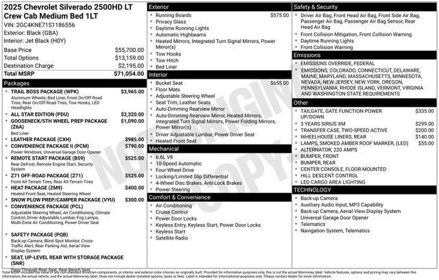 2025 Chevrolet Silverado 2500HD LT