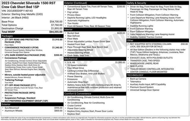 2023 Chevrolet Silverado 1500 RST