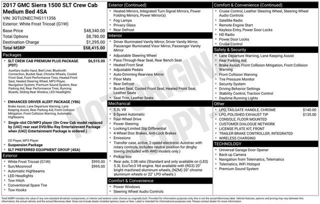 2017 GMC Sierra 1500 SLT