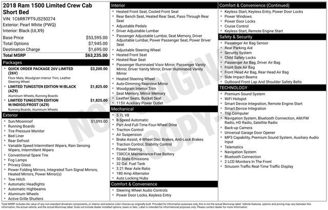 2018 RAM 1500 Laramie Longhorn