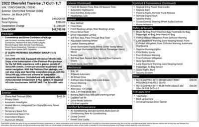 2022 Chevrolet Traverse LT 1LT