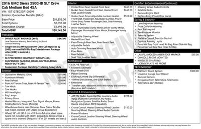 2016 GMC Sierra 2500HD SLT