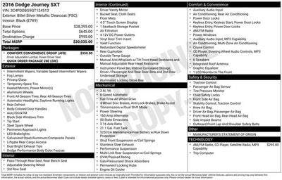 2016 Dodge Journey SXT
