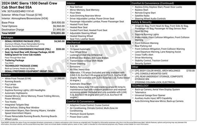 2024 GMC Sierra 1500 Denali