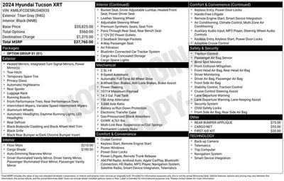 2024 Hyundai Tucson XRT