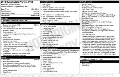 2018 Buick Encore Preferred