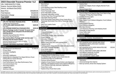 2023 Chevrolet Traverse Premier