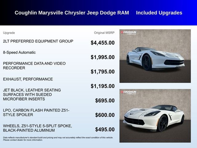 2019 Chevrolet Corvette Stingray 2LT