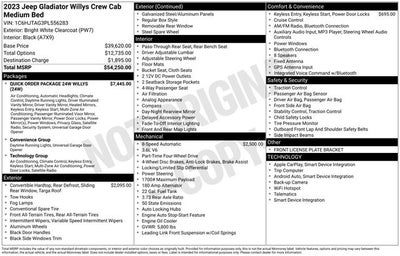 2023 Jeep Gladiator Willys