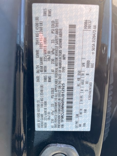 2024 Ford Escape ST-Line