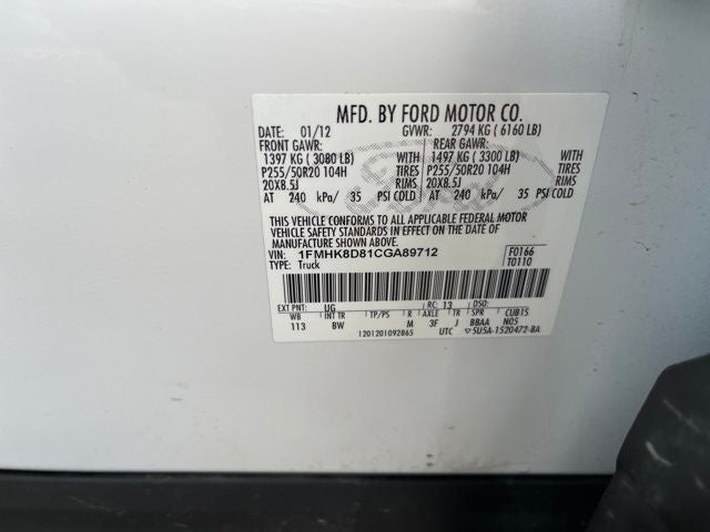 2012 Ford Explorer XLT