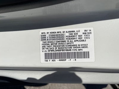 2015 Honda Odyssey EX-L