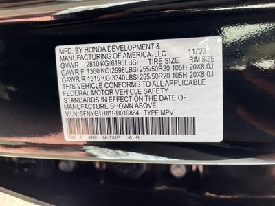 2024 Honda Pilot Elite