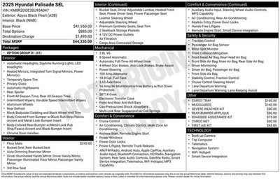 2025 Hyundai Palisade SEL