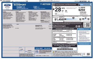 2021 Ford EcoSport S