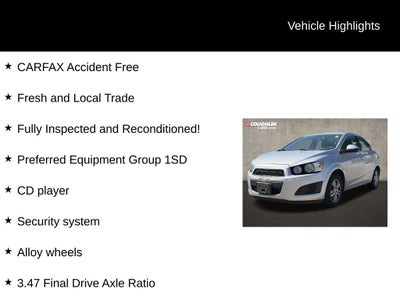 2015 Chevrolet Sonic LT
