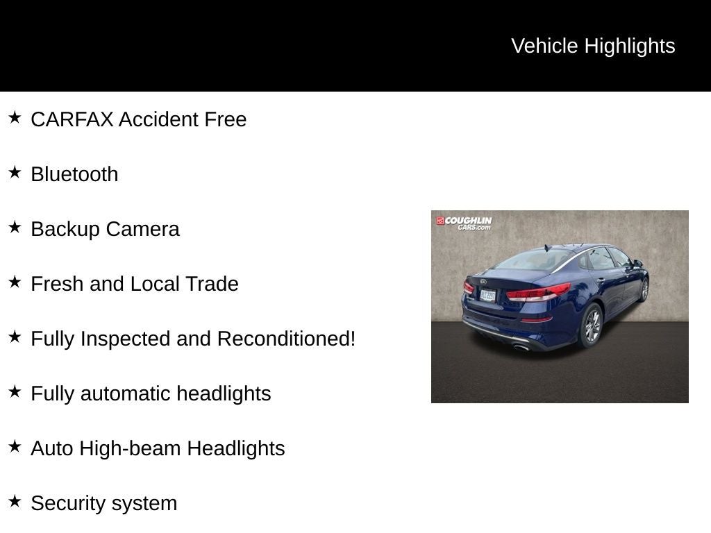 2019 Kia Optima LX