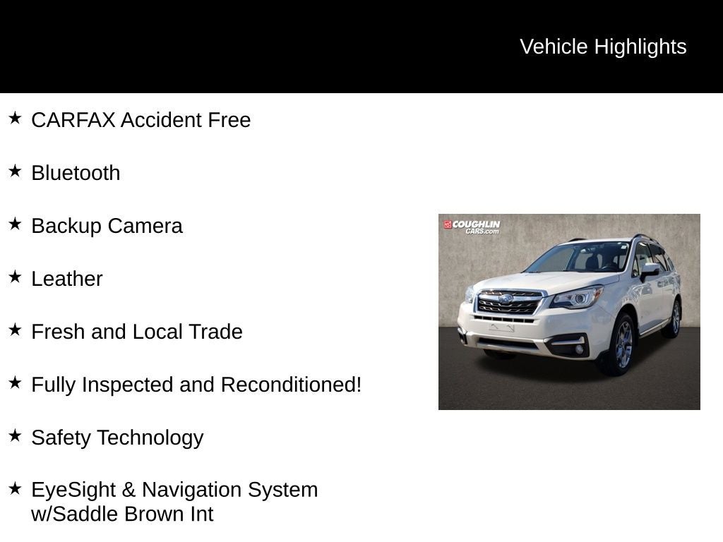 2017 Subaru Forester 2.5i Touring
