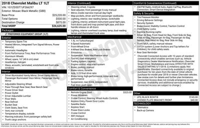 2018 Chevrolet Malibu LT