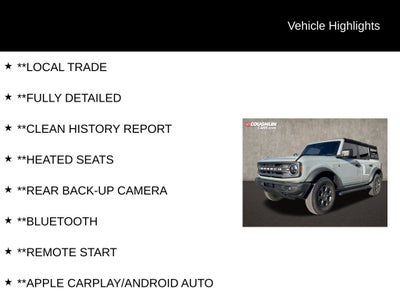 2022 Ford Bronco Big Bend