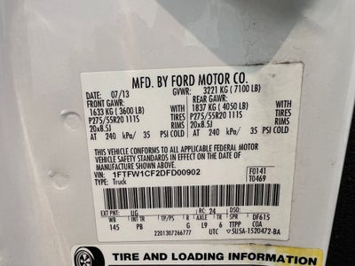 2013 Ford F-150 Platinum RWD