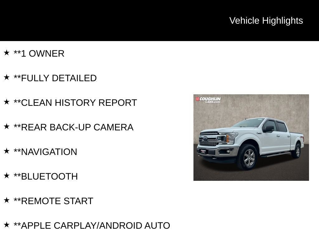 2019 Ford F-150 XLT FX4