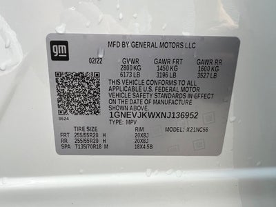 2022 Chevrolet Traverse RS