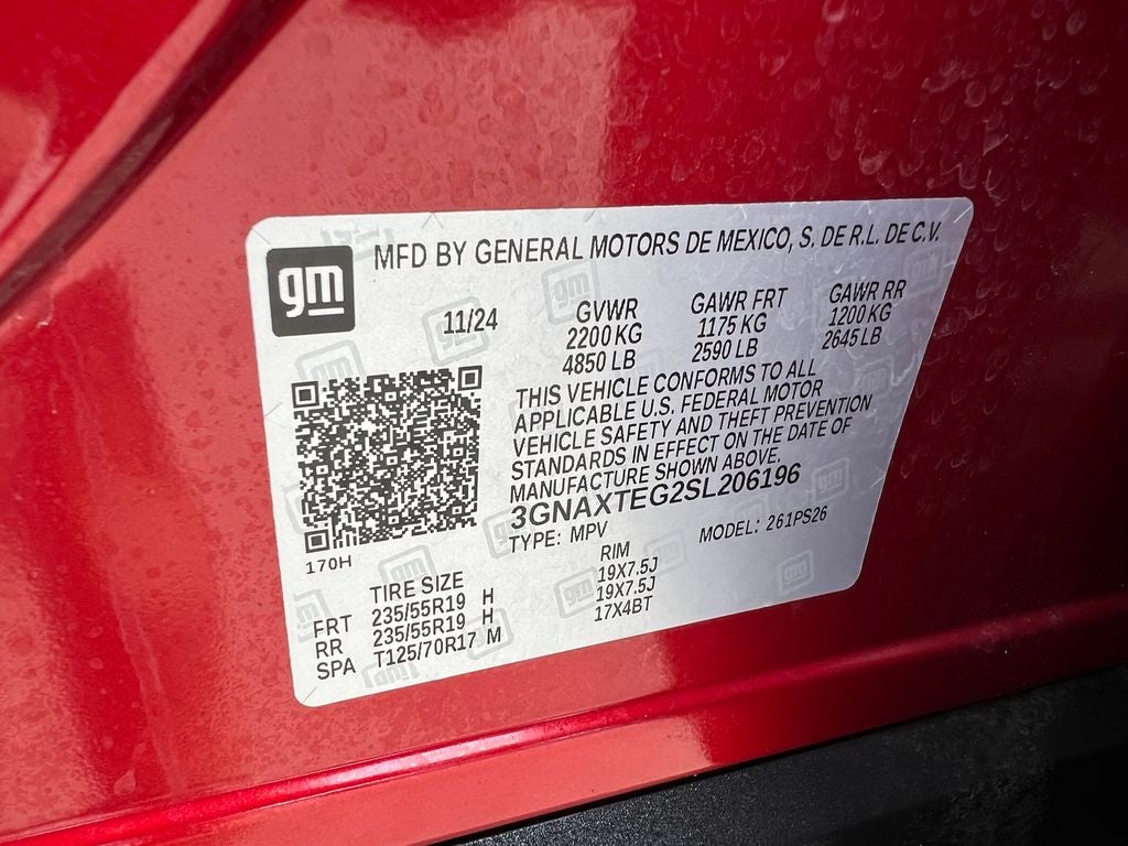 2025 Chevrolet Equinox RS
