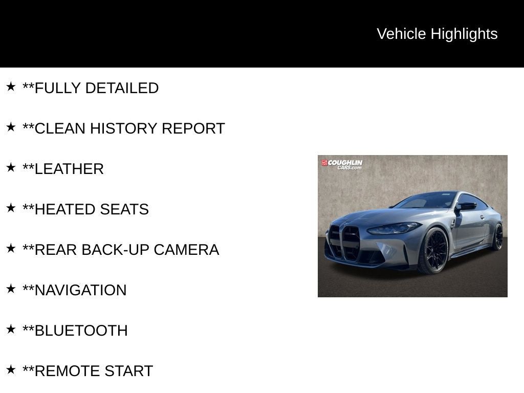 2024 BMW M4 Base
