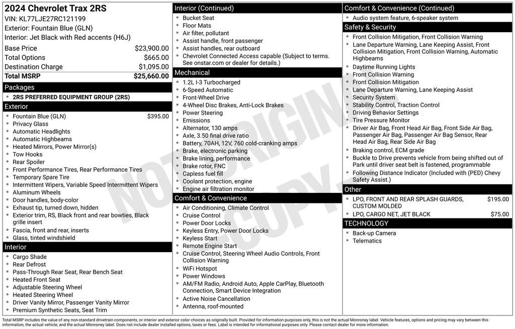 2024 Chevrolet Trax 2RS