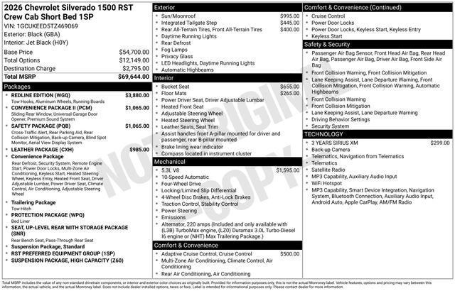 2026 Chevrolet Silverado 1500 RST