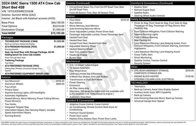 2024 GMC Sierra 1500 AT4