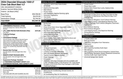 2026 Chevrolet Silverado 1500 LT