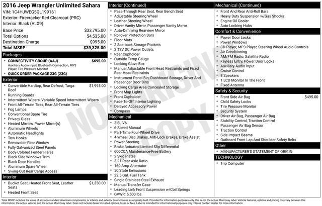 2016 Jeep Wrangler Unlimited Sahara