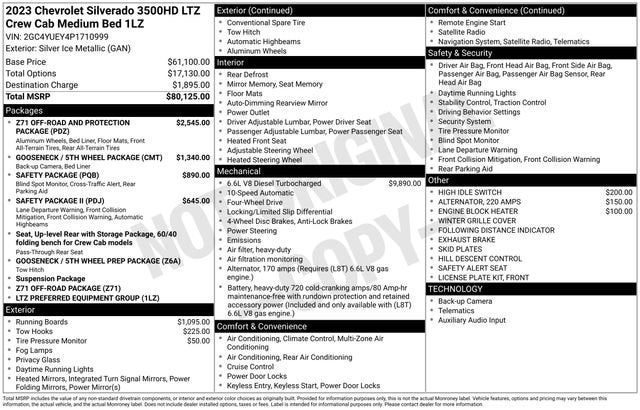 2023 Chevrolet Silverado 3500 HD LTZ