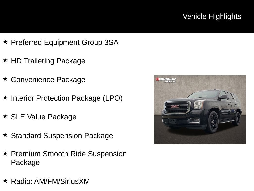 2017 GMC Yukon SLE