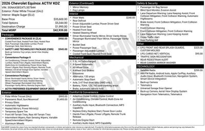 2026 Chevrolet Equinox ACTIV