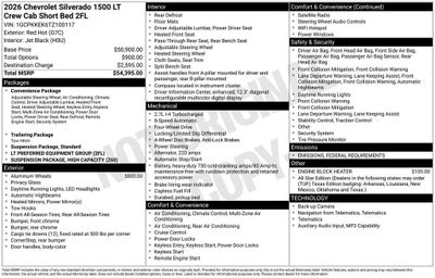 2026 Chevrolet Silverado 1500 LT (2FL)