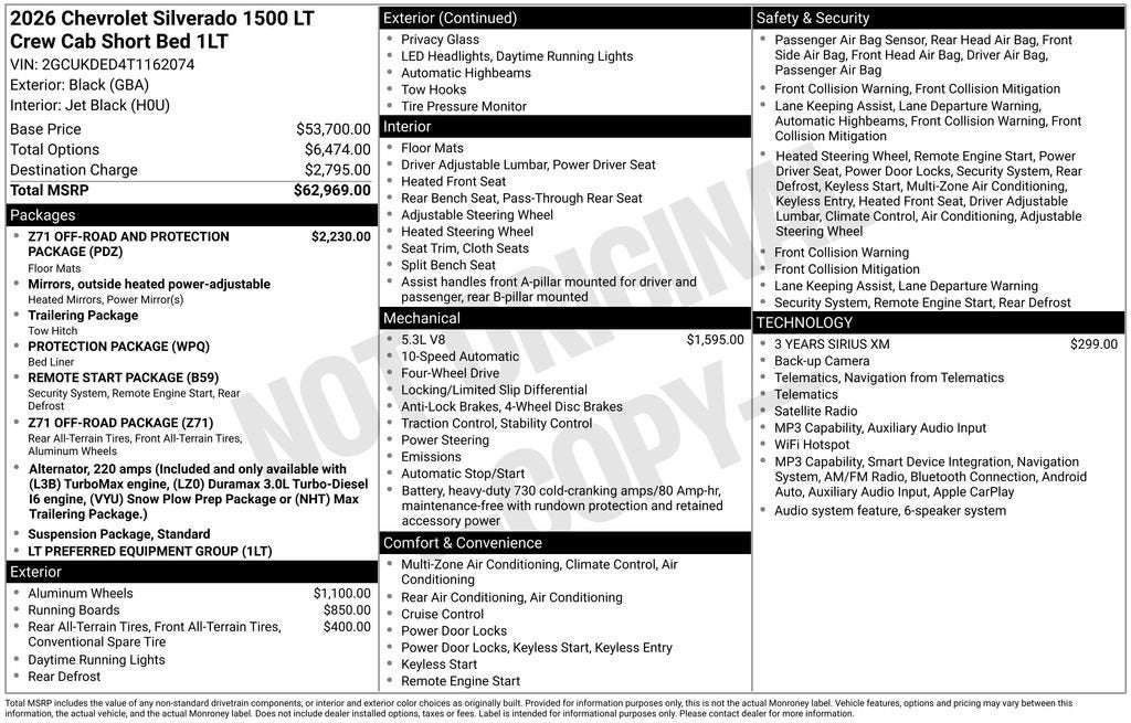 2026 Chevrolet Silverado 1500 LT