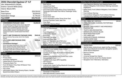 2026 Chevrolet Equinox LT