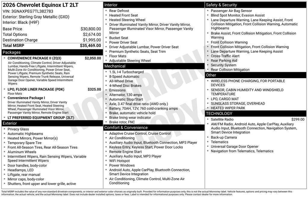 2026 Chevrolet Equinox LT