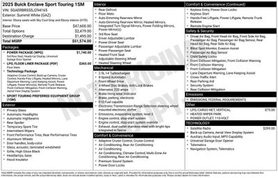 2025 Buick Enclave Sport Touring