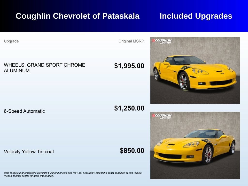2011 Chevrolet Corvette Grand Sport Z16 Grand Sport w/1LT