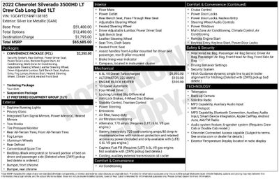 2022 Chevrolet Silverado 3500 HD LT